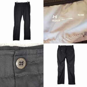 Under Armour Golf Pants Mens Size 32x30 Black Performance Stretch 32